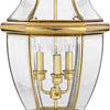 Quoizel Three Light Outdoor Post Lantern
