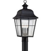 Quoizel Three Light Outdoor Post Lantern