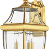 Quoizel Three Light Outdoor Wall Lantern