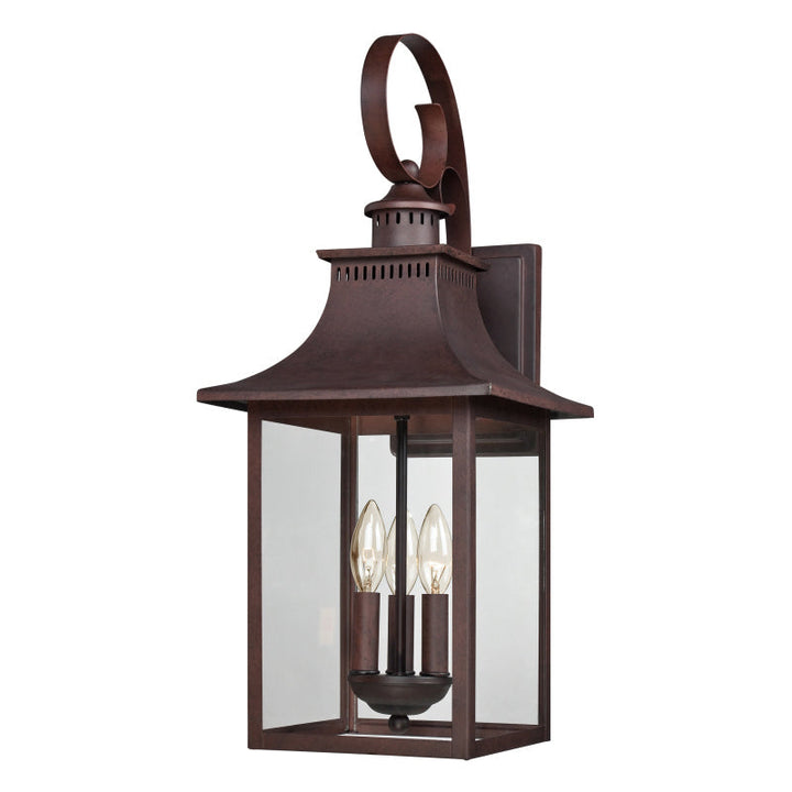 Quoizel Three Light Outdoor Wall Lantern