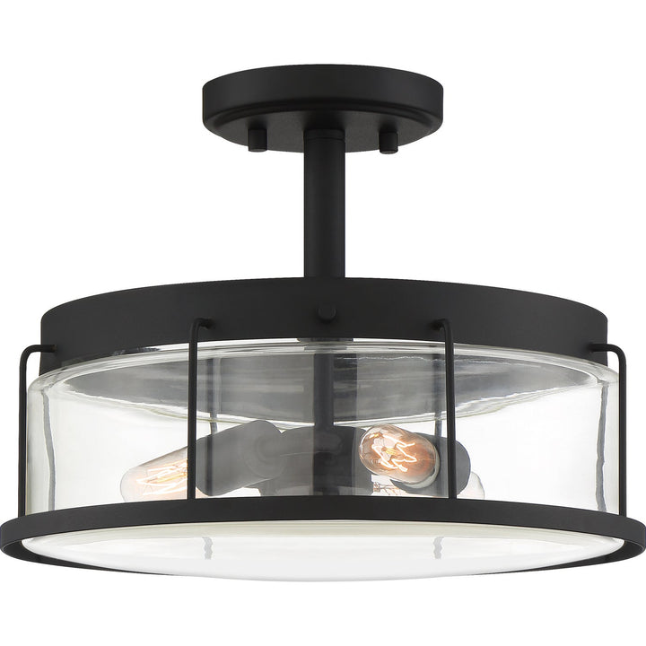 Quoizel Three Light Semi Flush Mount