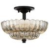 Quoizel Three Light Semi-Flush Mount