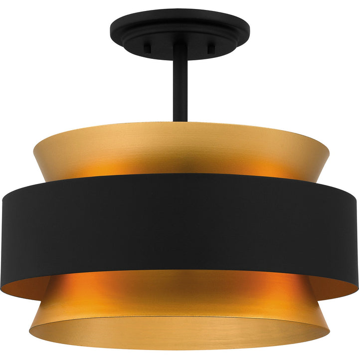 Quoizel Three Light Semi Flush Mount