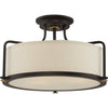 Quoizel Three Light Semi-Flush Mount