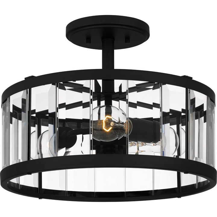 Quoizel Three Light Semi Flush Mount