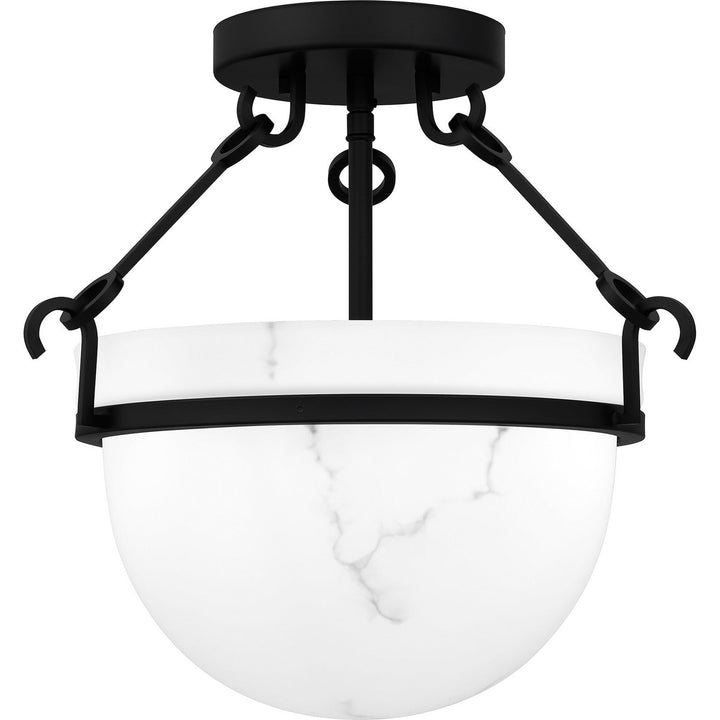 Quoizel Three Light Semi Flush Mount