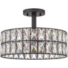 Quoizel Three Light Semi Flush Mount
