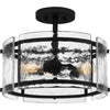 Quoizel Three Light Semi Flush Mount