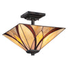 Quoizel Two Light Semi Flush Mount