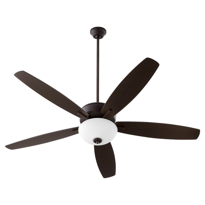 Quorum Breeze 60" Outdoor Pull Chain Patio Ceiling Fan with LED