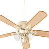 Quorum Chateaux 52" Indoor 3 Light 21W LED Pull Chain Ceiling Fan