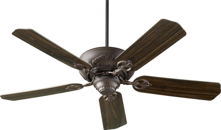 Quorum Chateaux 60" Indoor Pull Chain Ceiling Fan in Oiled Bronze