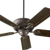 Quorum Chateaux 60" Indoor Pull Chain Ceiling Fan in Oiled Bronze