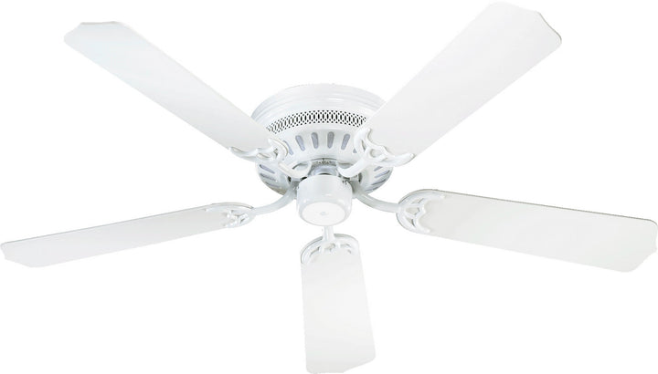 Quorum Custom Hugger 42" Pull Chain Ceiling Fan in Gloss White