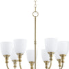 Quorum Eight Light Chandelier
