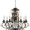 Quorum Eight Light Chandelier