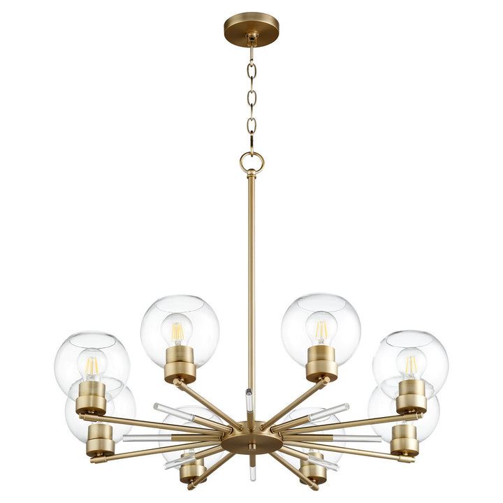 Quorum Eight Light Chandelier