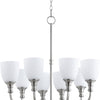 Quorum Eight Light Chandelier