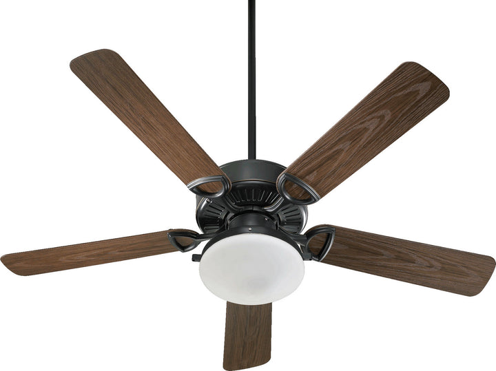 Quorum Estate 52" Outdoor Pull Chain Fan with 18W non dimming LED Light