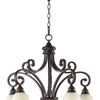 Quorum Five Light Chandelier