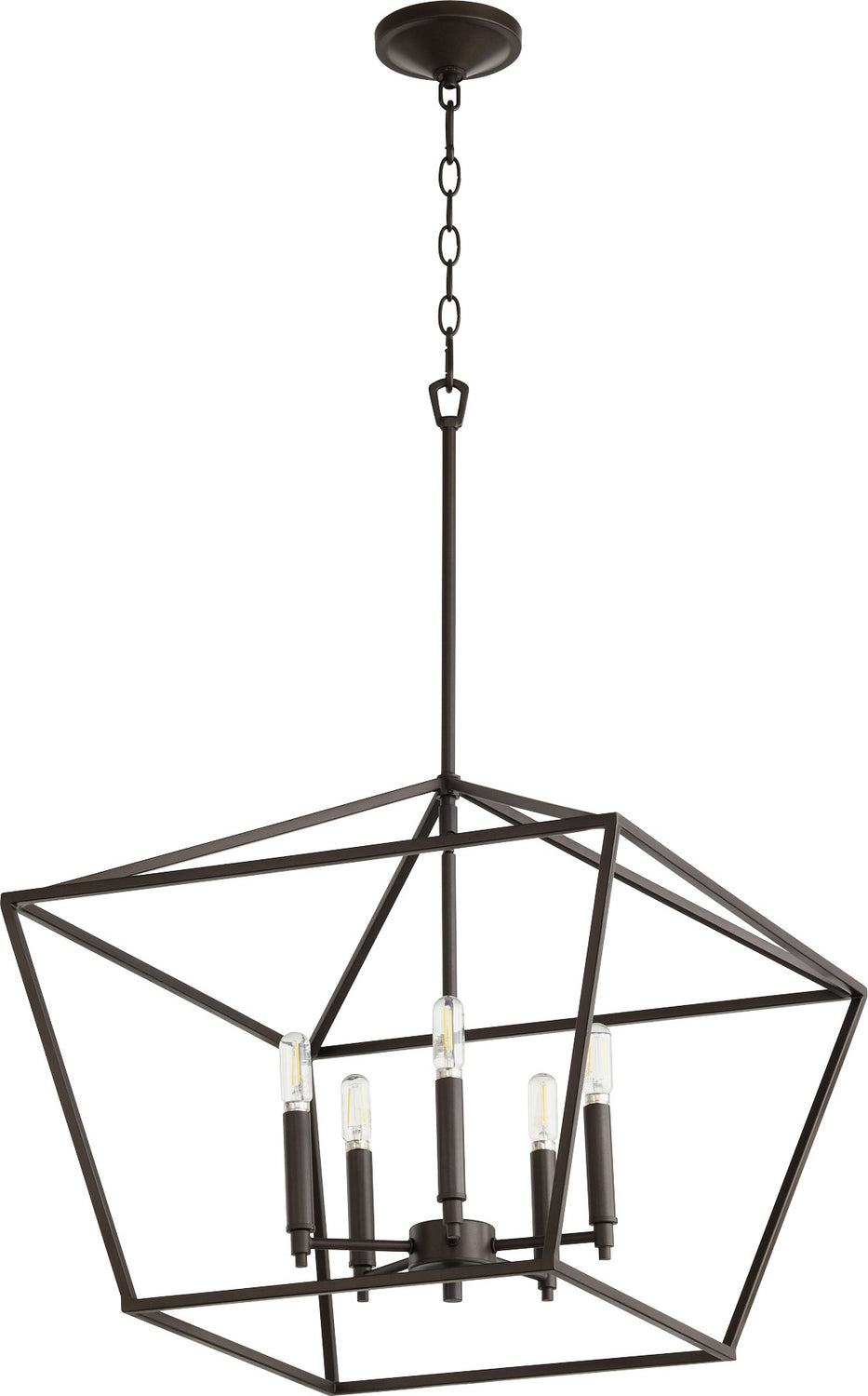 Quorum Five Light Entry Pendant