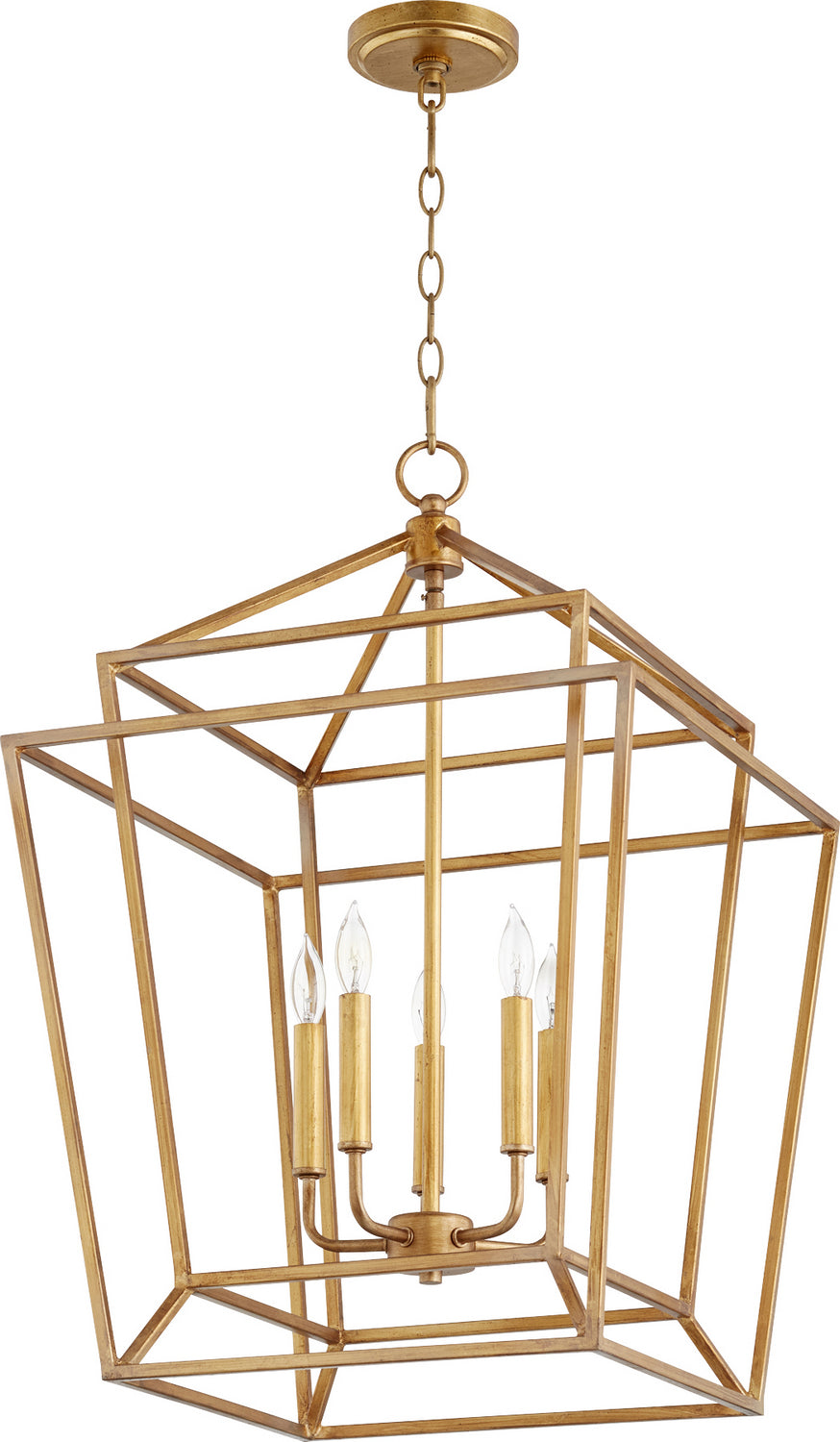 Quorum Five Light Entry Pendant