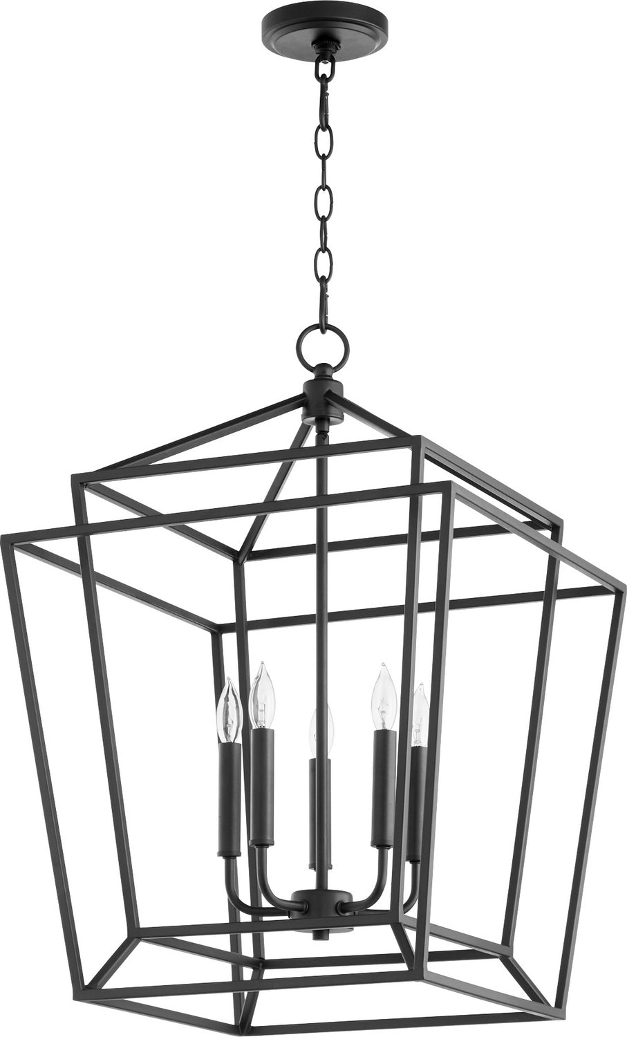 Quorum Five Light Entry Pendant