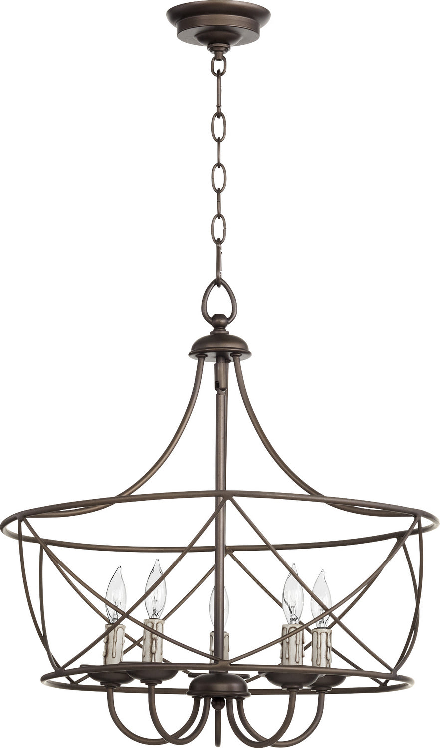 Quorum Five Light Pendant