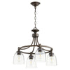 Quorum Four Light Chandelier