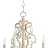 Quorum Four Light Chandelier