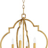 Quorum Four Light Entry Pendant