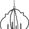 Quorum Four Light Entry Pendant