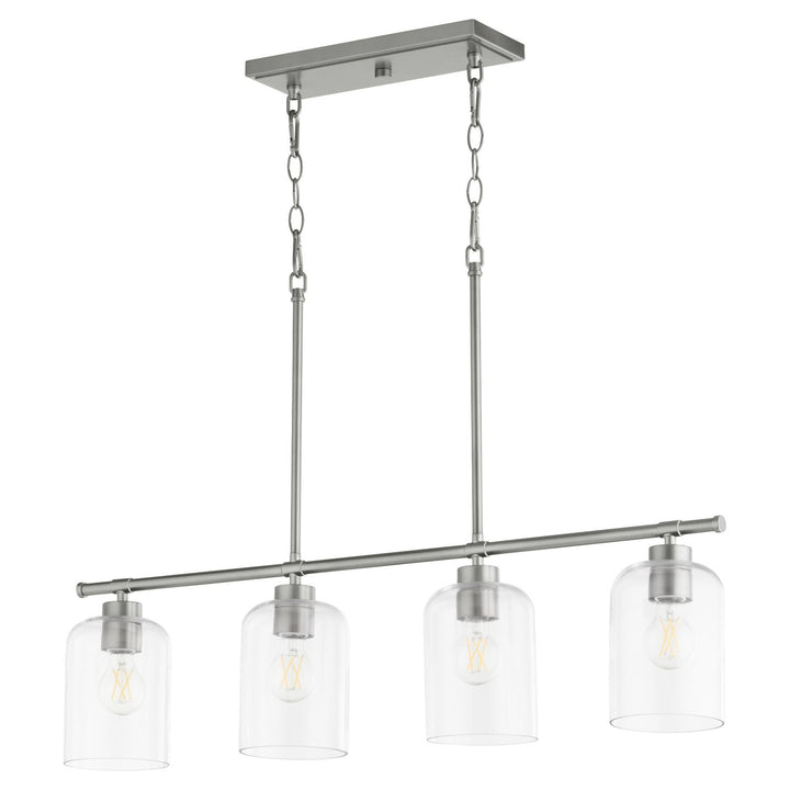 Quorum Four Light Linear Chandelier