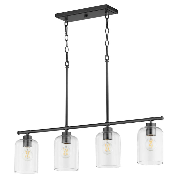 Quorum Four Light Linear Chandelier