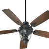 Quorum Georgia 52"Outdoor LED Patio Fan in Old World