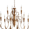 Quorum Nine Light Chandelier