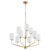 Quorum Nine Light Chandelier