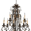Quorum Nine Light Chandelier