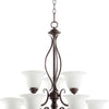 Quorum Nine Light Chandelier