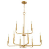 Quorum Nine Light Chandelier