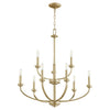Quorum Nine Light Chandelier
