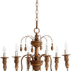 Quorum Six Light Chandelier