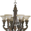 Quorum Six Light Chandelier