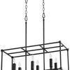 Quorum Six Light Linear Pendant