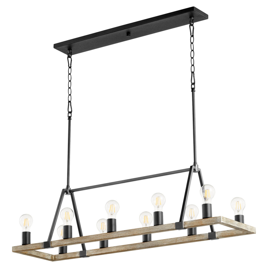 Quorum Ten Light Chandelier