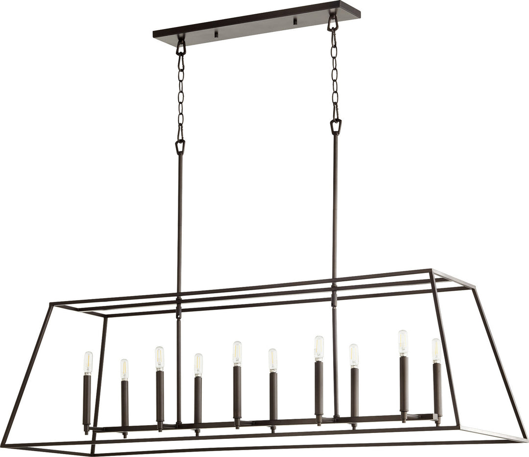 Quorum Ten Light Entry Pendant