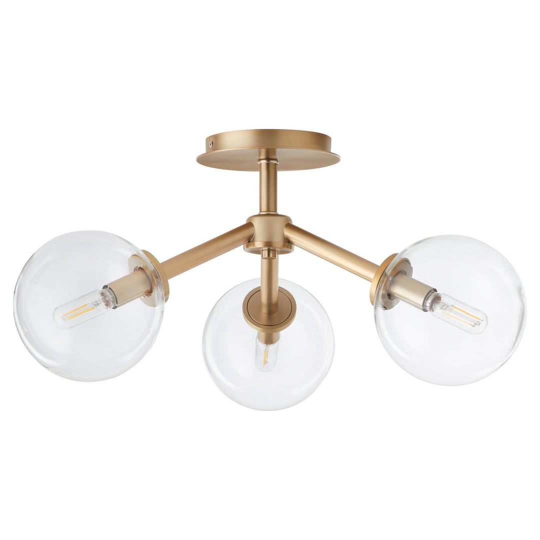 Quorum Three Light Ceiling Mount