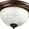 Quorum Three Light Ceiling Mount
