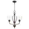 Quorum Three Light Chandelier