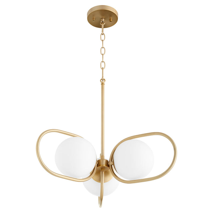 Quorum Three Light Chandelier